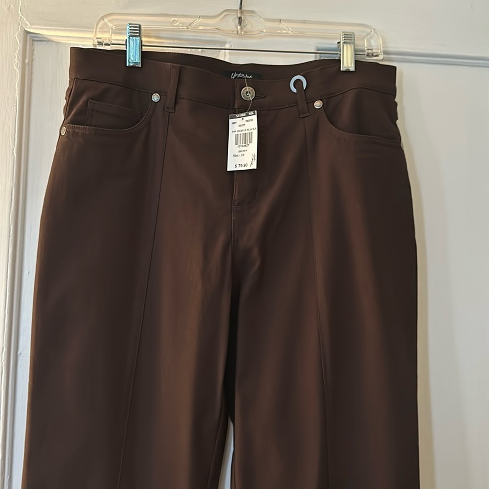 New with tags brown slacks size 10
